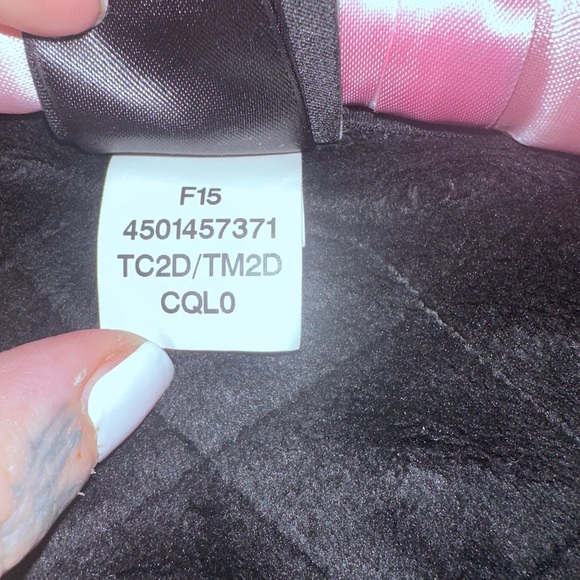 The North Face Quilted Fleece Jacket Women’s Large – Full Zip High Neck Black - Picture 8 of 12